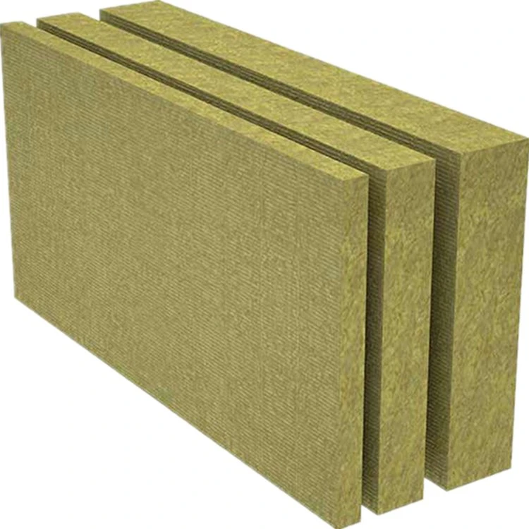 Rockwool Board/Slab/Sheet with Aluminum Foil Faced for Exterior Wall Roof Attic 120kg/M3 Soundproofing Insulation Mineral