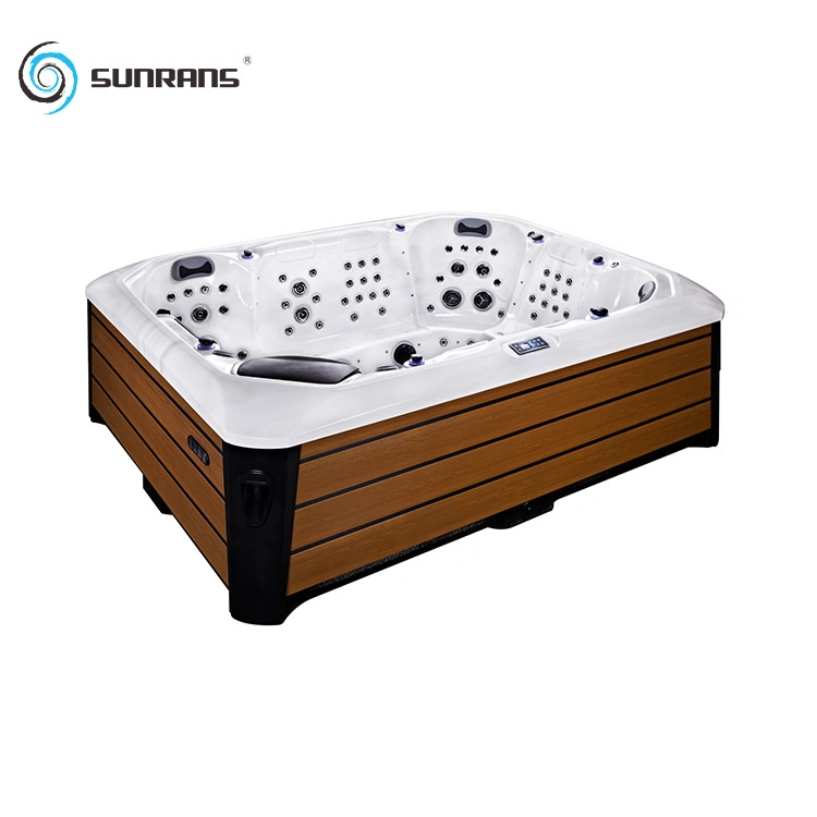 Sunrans Chinese Hot Tub Manufacturers 8 Persons High quality/High cost performance Massage Hydrotherapy Outdoor Swim SPA for Backyard