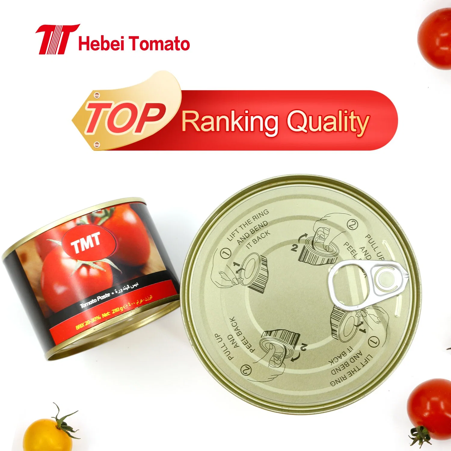 High Quality 70g Canned Tomato Paste Manufacturer Without Additive Nature Red