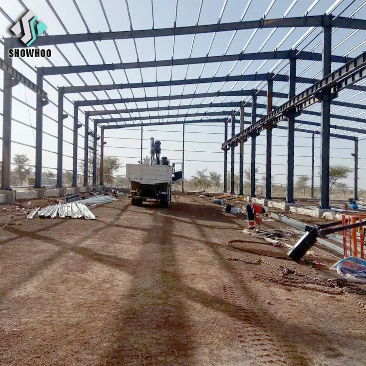 Hot-DIP Galvanized or Painted Steel Frame Metal Workshop/Warehouse Building