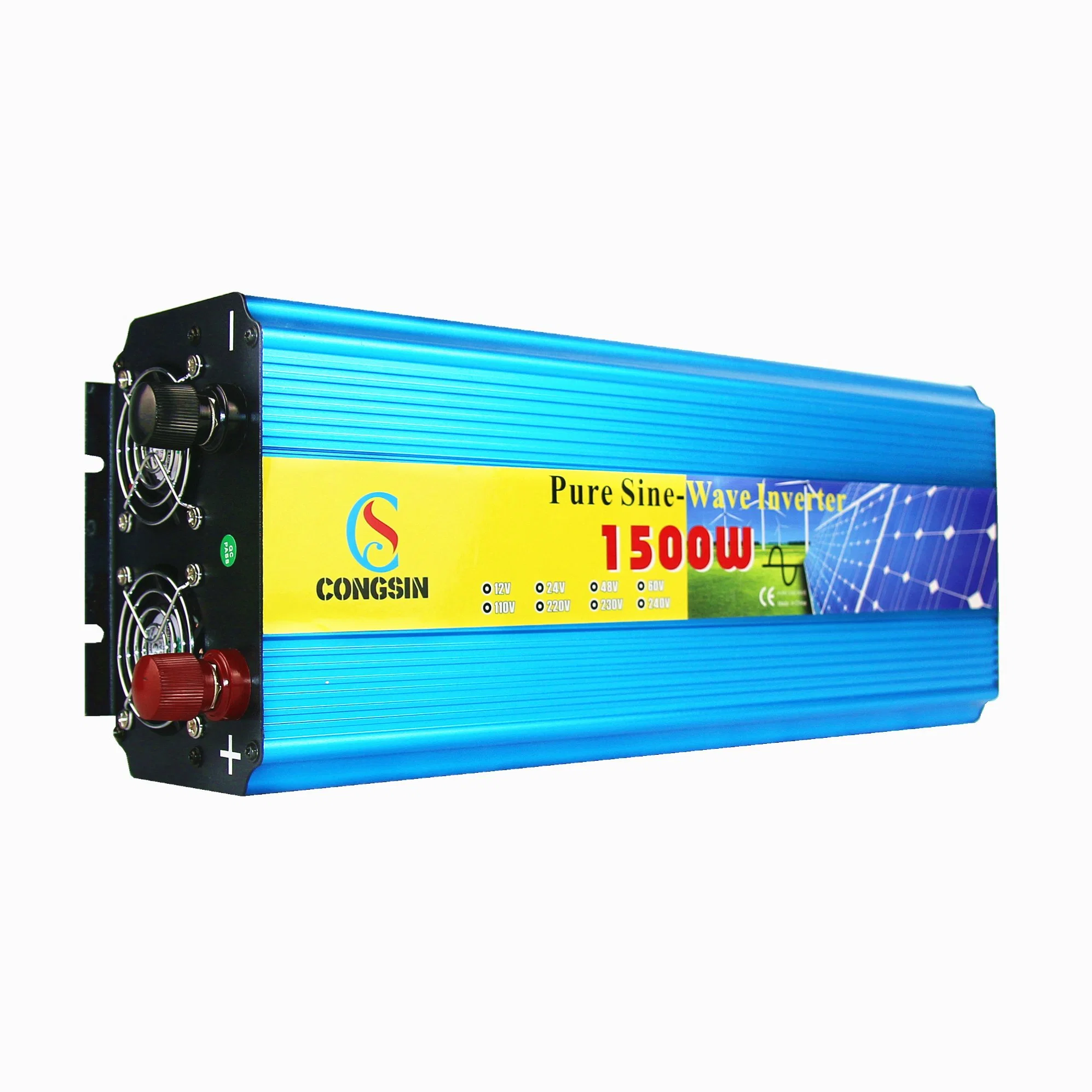 High Efficiency Pure Sine Wave DC12V AC220V 1500W Power Inverter