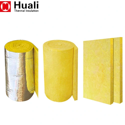Huali Acoustic Insulation Fiber Glass Wool Insulation Board with Aluminum
