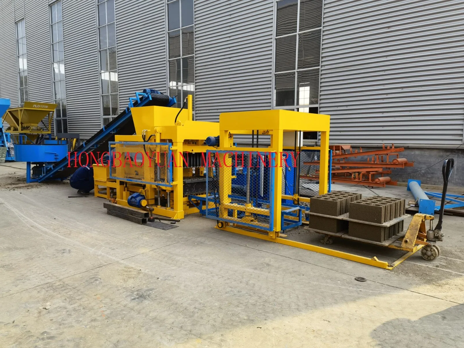 Interlocking Blocks Machine Vibrator for Block Machine