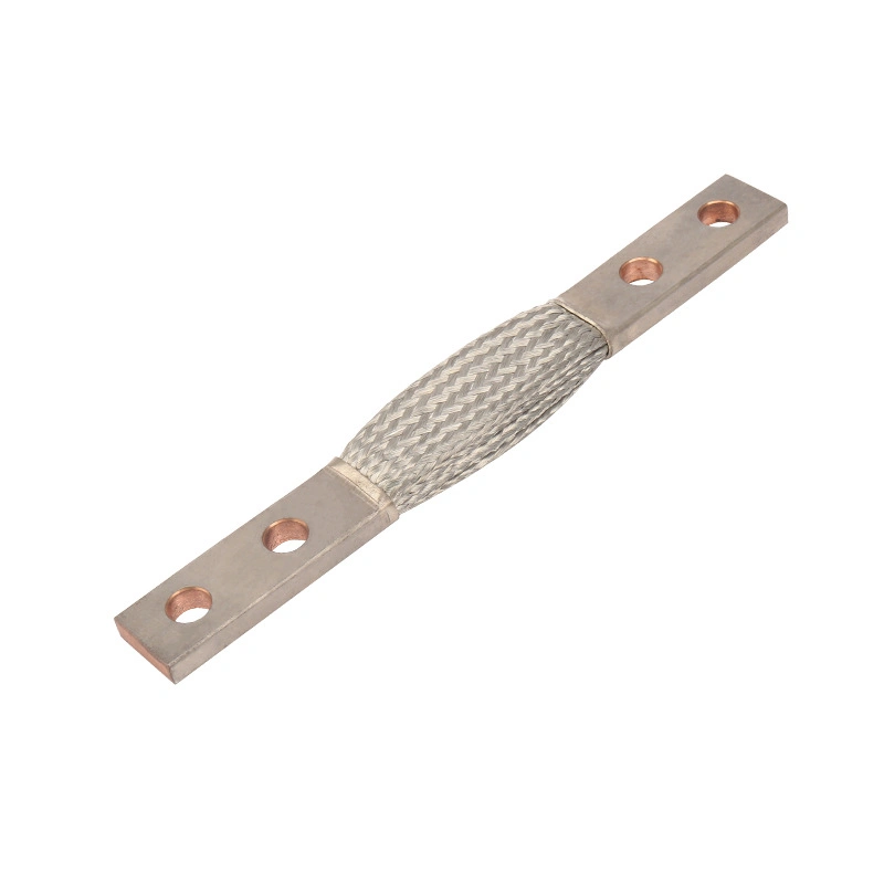 Flat Insulated Copper Earth Braid PVC Busbar Braided Copper Flexible Connectors