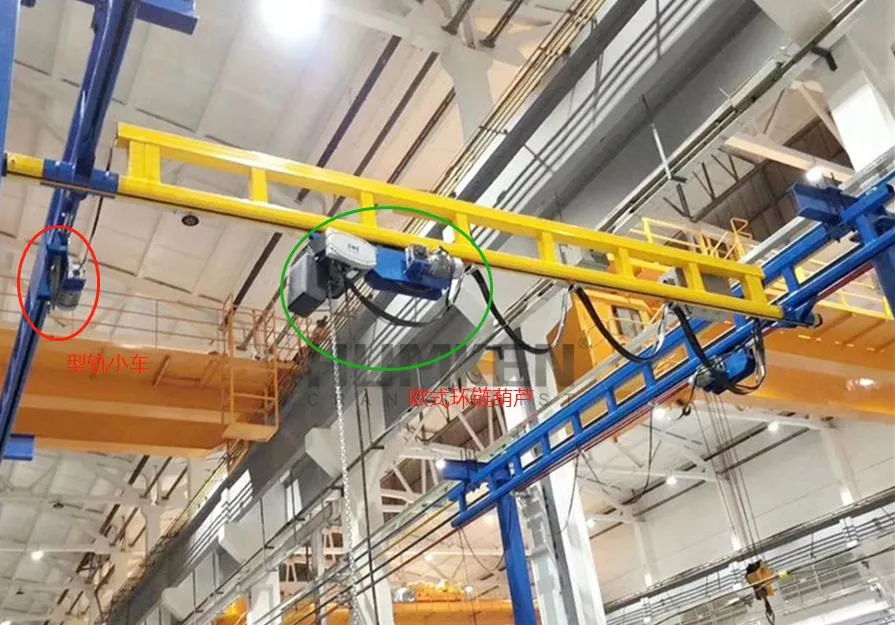 2023 High quality/High cost performance  Flexible Modular Suspension Light Bridge Overhead Crane System Price