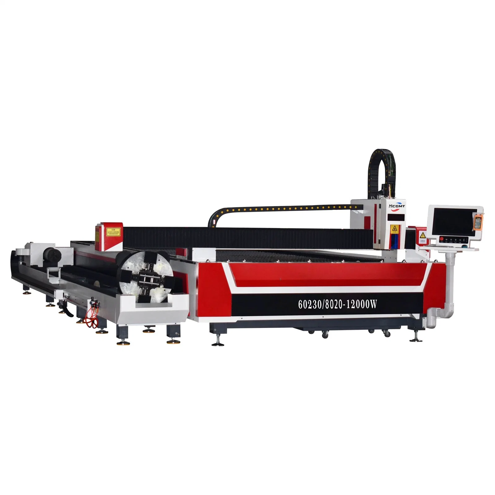 Hcgmt&reg; 12000W/230mm/6m/8*2m Laser Pipe and Plates Cutter China Automatic Cutting Machine Manufacturers