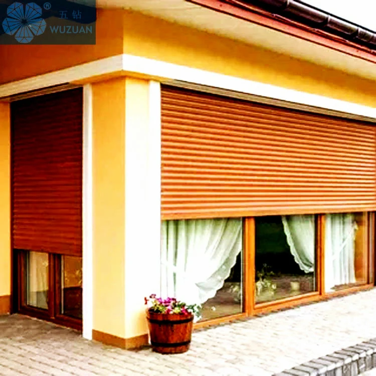 Automatic Security Motorized Electric Aluminum Alloy Storm Proof Rolling Roller Shutters Security Window for Villa
