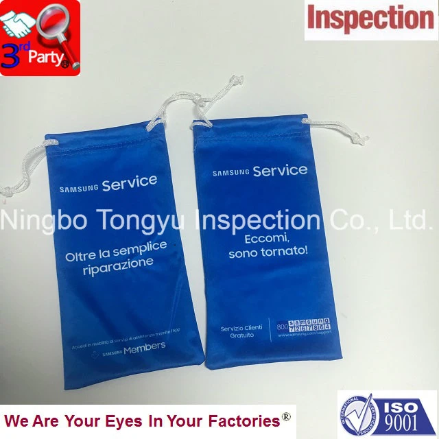 Micro Fiber Pouch Inspection Service/Inspection/Quality Control/Quality Consulting/QC&QA, Quality Check