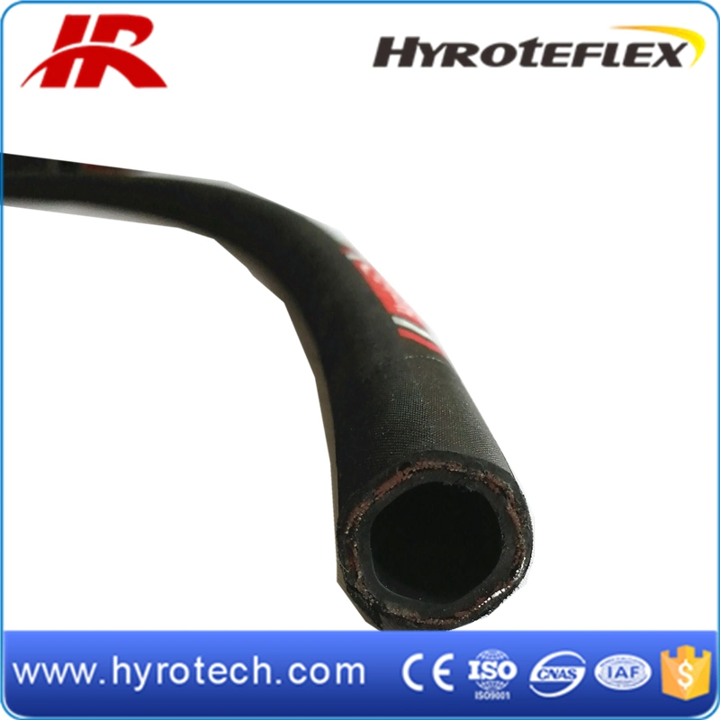 3/8 Inch High Pressure Hydraulic One Steel Braid Oil Resistant Rubber Hose SAE 100r1