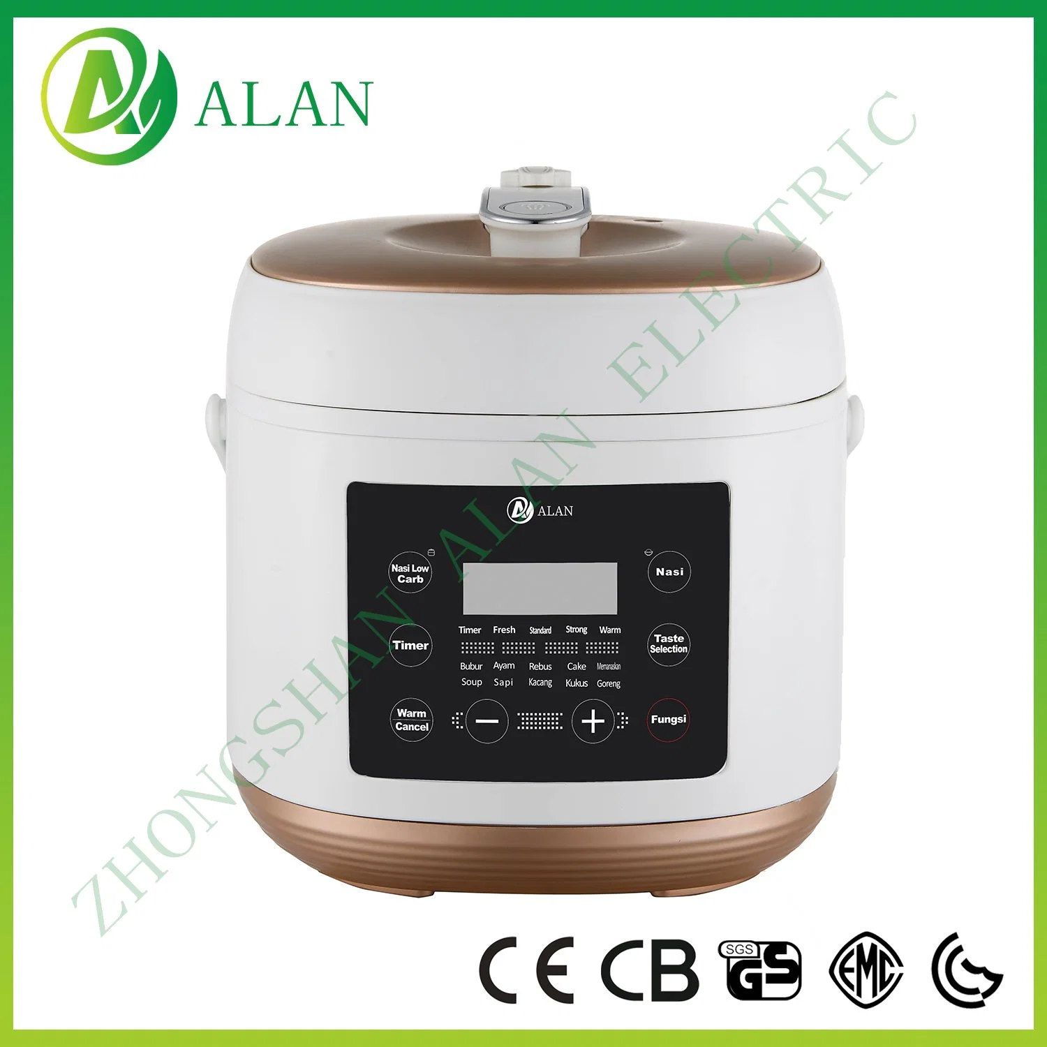 CB Certificate Aluminum Pot Electric Pressure Rice Cookers with UK Plug