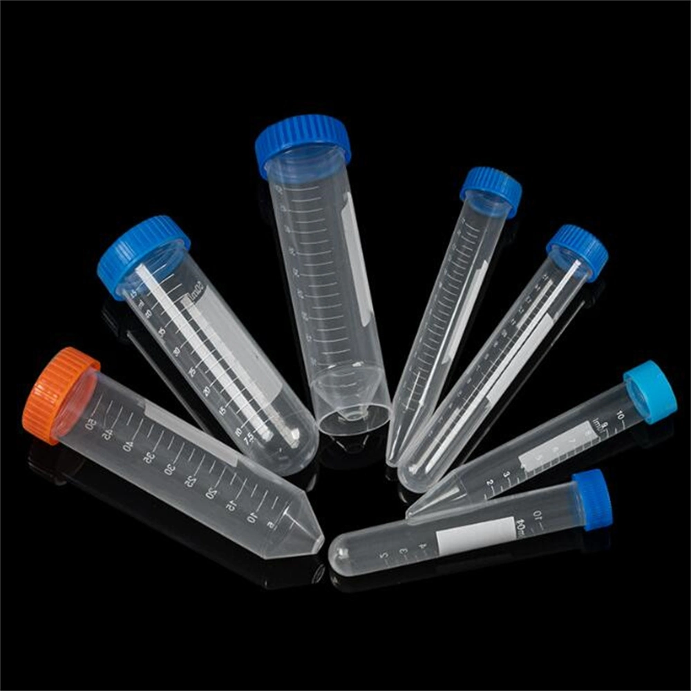 Medical and Science Lab Consumables Plastic Centrifuge Tube 50ml 15ml 2ml 1.5ml 0.5ml