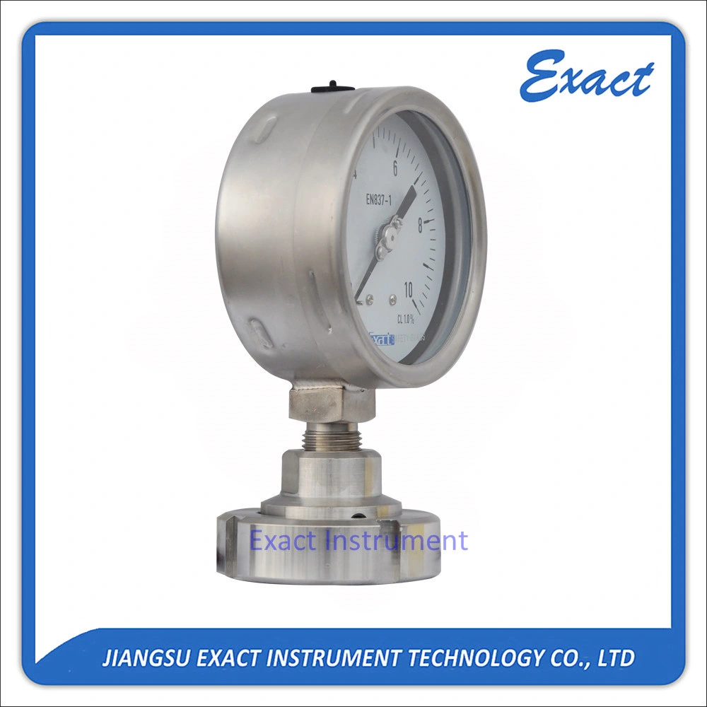 Diaphram Pressure Gauge for Low Pressure Measurement of High Corrsive