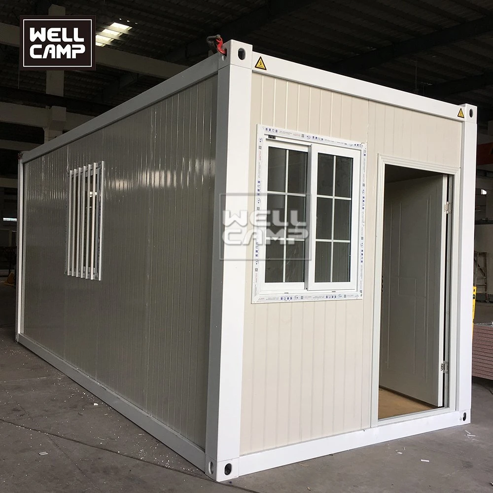 Factory Customizable 20FT Rock Wool Isolation Room Sandwich Panel Prefab Container School