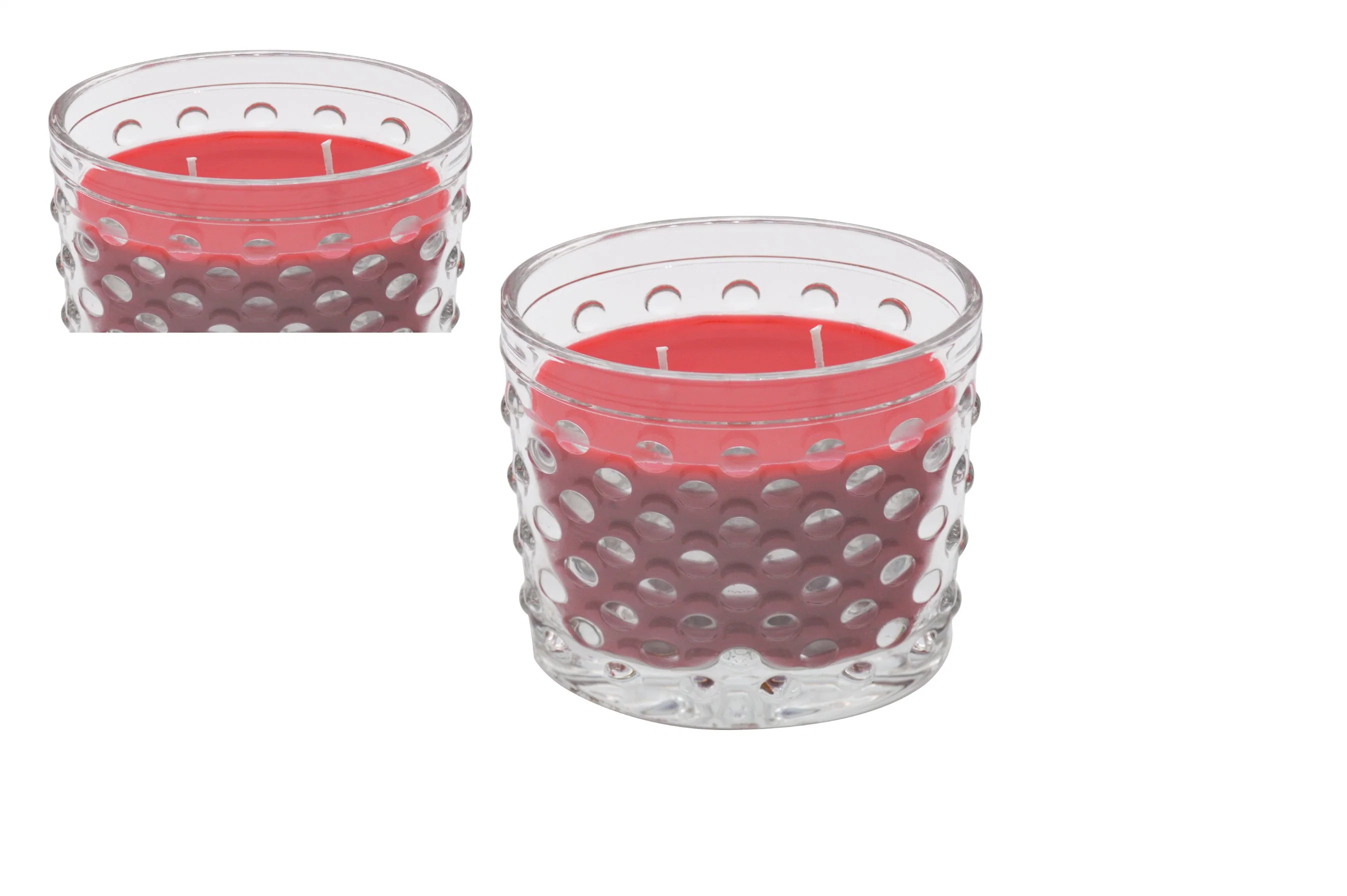 Elegant Cylindrical Aroma Candle Cup Delicate DOT Shape Fragrance Scented Candles