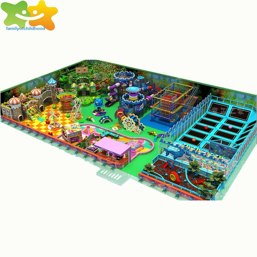 Parque de diversões de equipamentos de Reprodução suave de brinquedos para crianças jogar crianças playground coberto