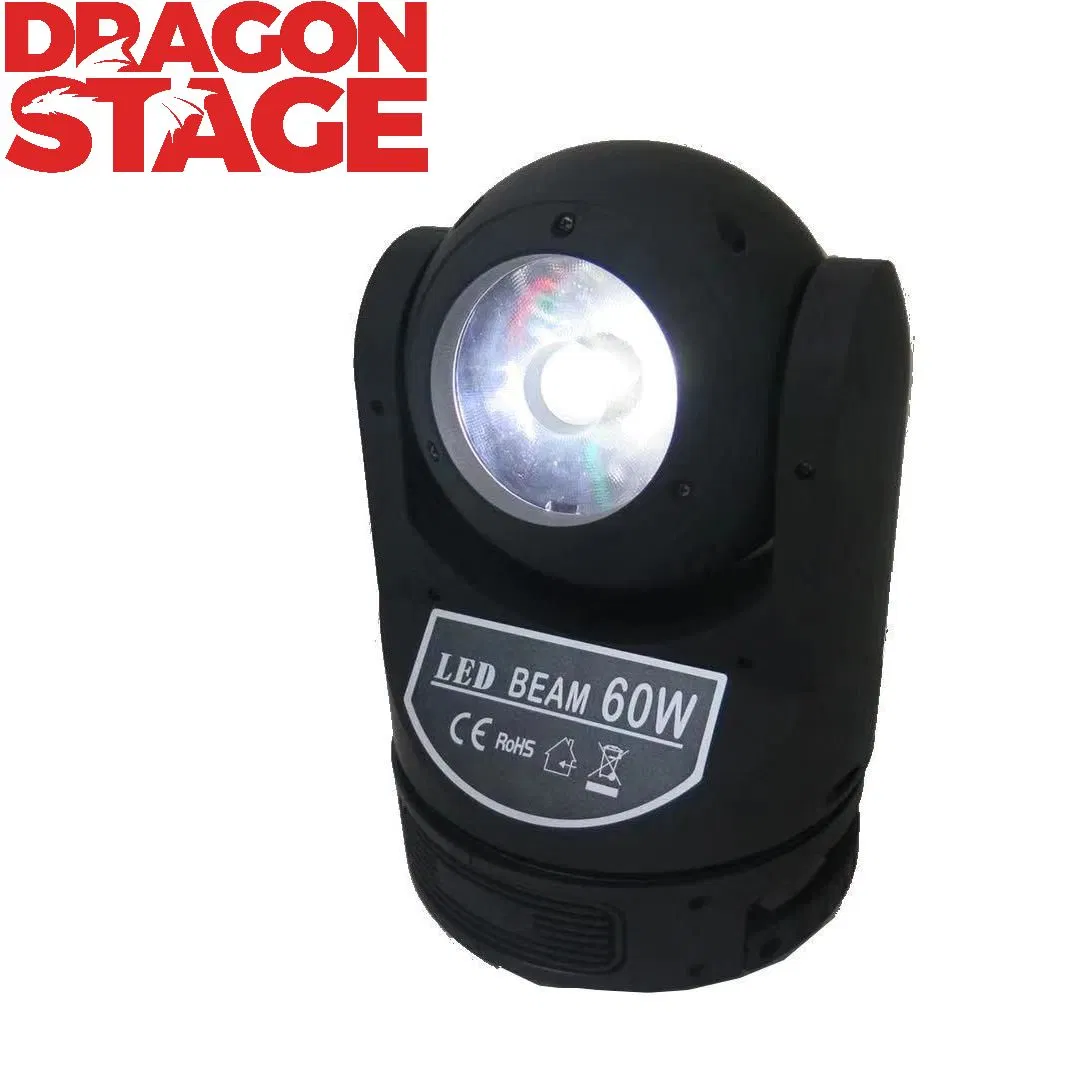 Dragonstage 60W Beam Mini Moving Head Light Small LED