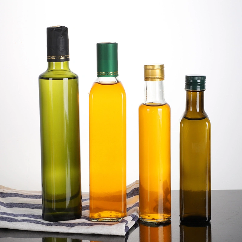 100/250/500/750/1000ml Olive Oil Package Bottle Oil Storage Glass Bottle with Screw Cap