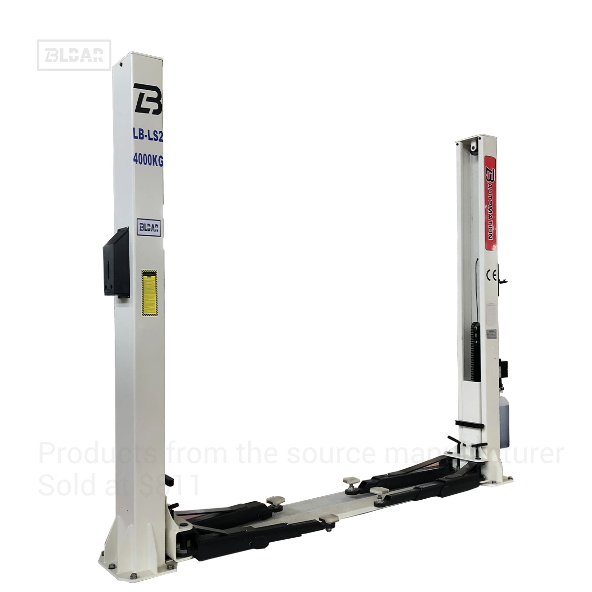 4t Hydraulic Double-Column Car Alignment Lift 2 Post Car Lift with CE