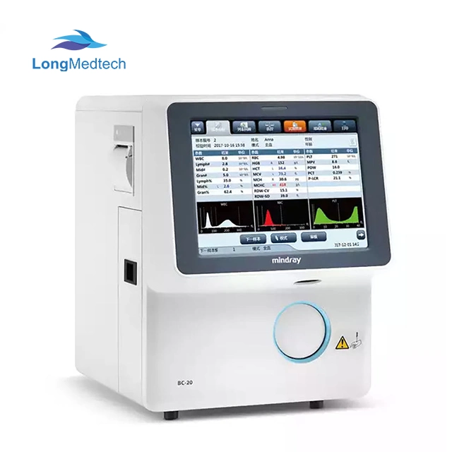 Portable Mindray Bc-20 3 Part Cbc Machine Auto Blood Hematology Analyzer