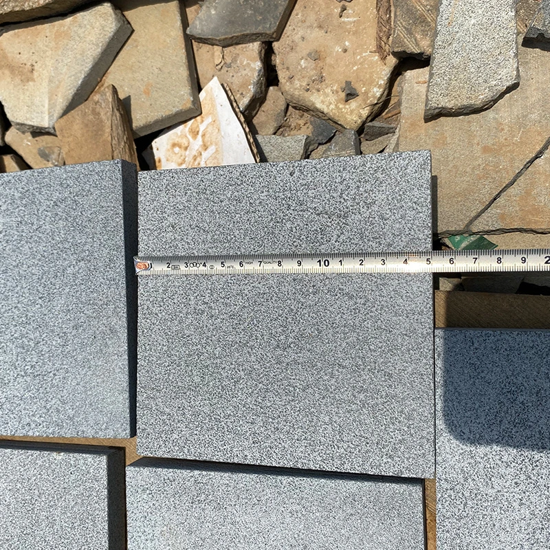 Hainan Natural Basalt Lava/Black/Dark Grey/Blue Basalt Tiles for Swimming Pool Coping/Paving/Lanscaping/Kerb/Cube/Paver/Flooring/Cobbles Price