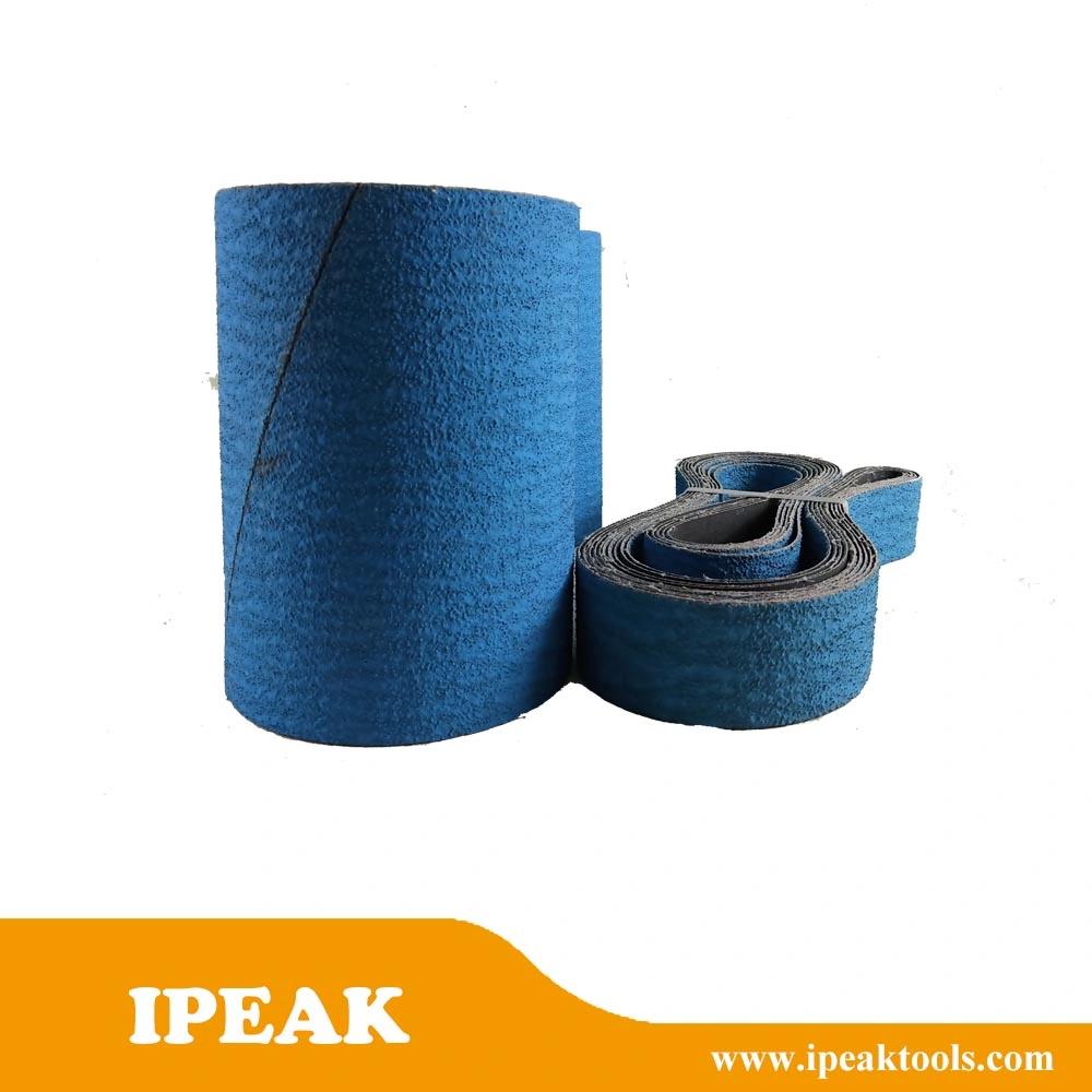 China Brand Ceramic Y-Wt Polyester Abrasive Sanding Belts