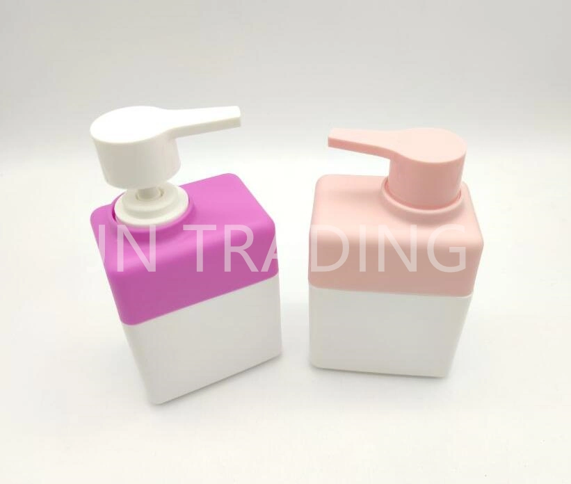 HDPE 200ml 300ml 500ml Pump Soft Touch Bottle