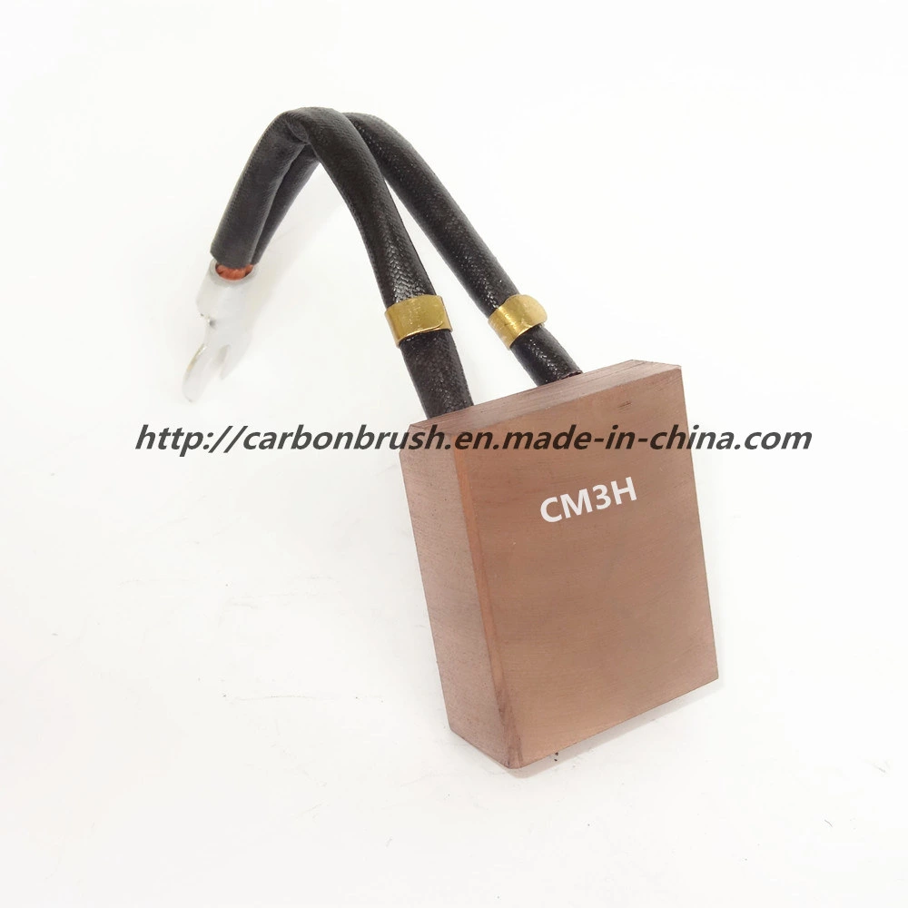 produce metal carbon brush copper brush CM3H used for slip ring