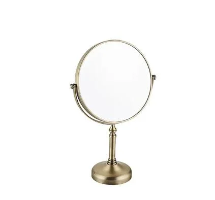 New Product Brass Gold Folding Makeup Bathroom Mirror