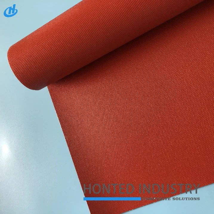 430G/M2 600G/M2 1200G/M2 Fire Proof E Fiberglass Cloth, Heat Insulation Fire Resistant Glass Fiber Cloth, PU Silicone Rubber Coated Steel Wire Reinforced Cloth