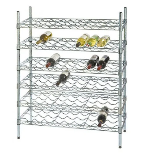 Estante ajustable para estante de 6 Tiers de licor de metal para botellas DIY Fabricante