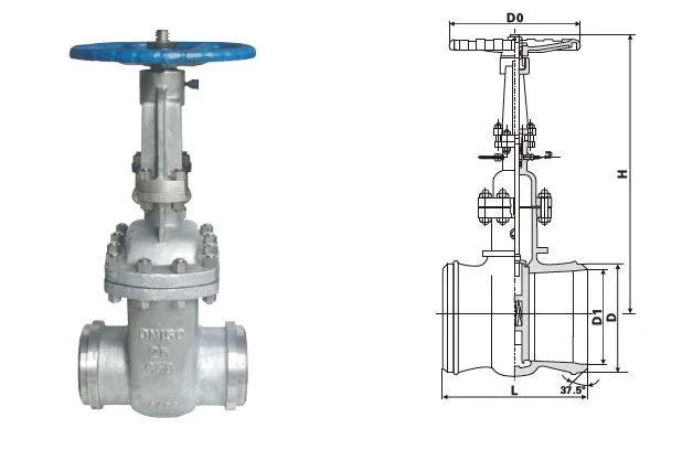 New Type Metal Valve Water-Sealed Gate Valve for Chemical Industry