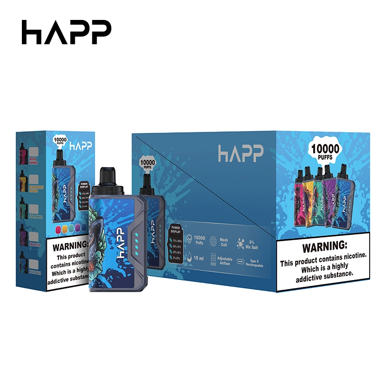 Venda por grosso Vape descartáveis com núcleo de malha 10000 Puff e pilhas recarregáveis de Cigarros