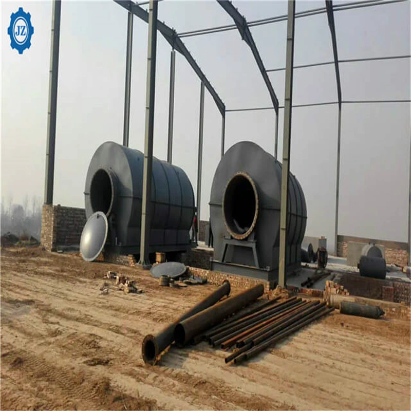 20 Tons Waste Tyre Rubber Plastic Pyrolysis Machinery to Fuel Oil