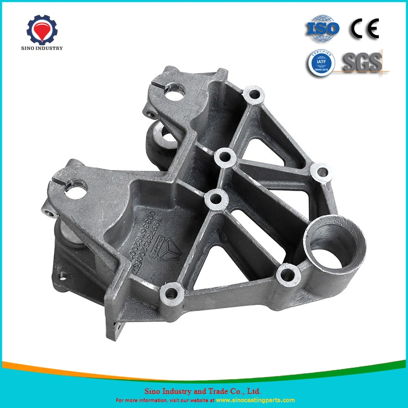 China Professional OEM personalizados de fábrica fundição em areia de fundição usinagem CNC Auto/Carro/camião/Carro/trem/Partes de máquinas ou suporte de lâmina de mola de metal/Elenco de ferro/aço