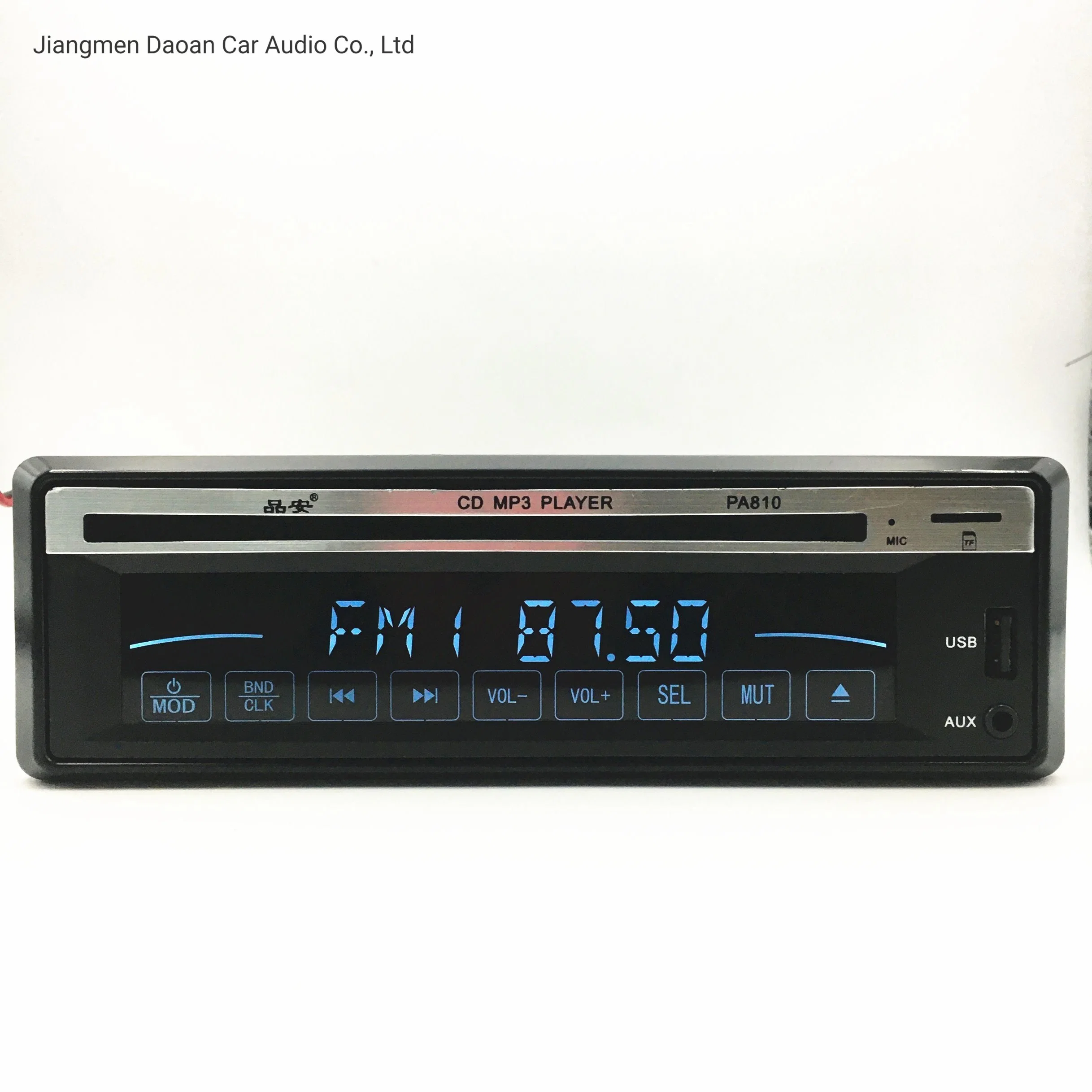 Single DIN Touchscreen Auto USB Multimedia CD Audio Player