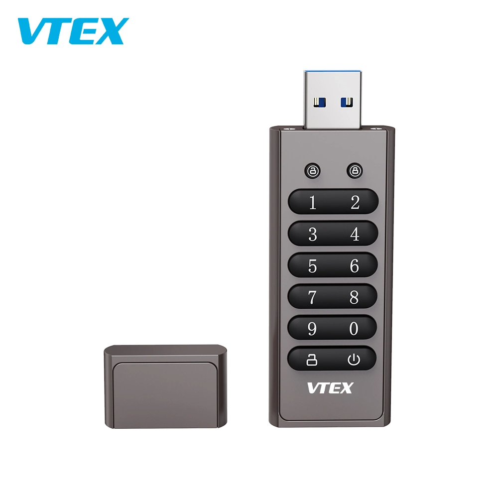 Promotional Grade Pen Drive Keypad Encryption Flash Drive Memory