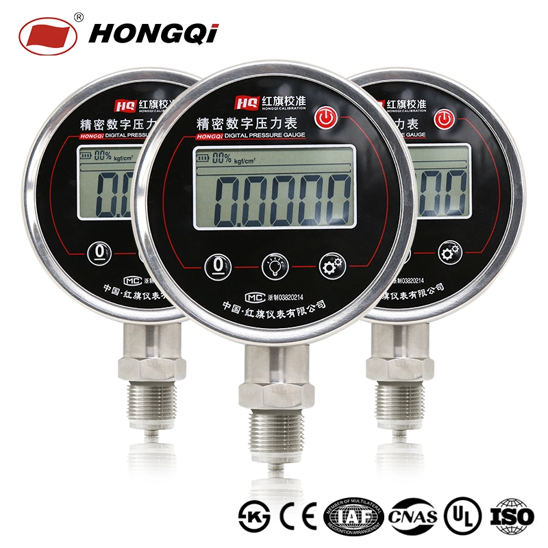 Hq-100 Accurate Measuringl Digital Pressure Gauge Stainless Steel Case Calibrator