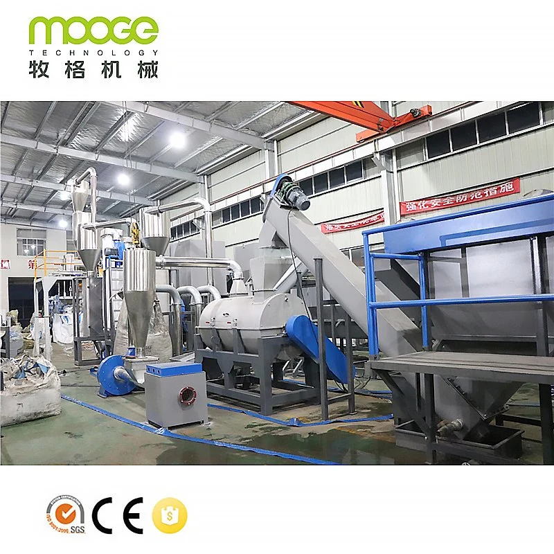 High Productivity 3000kg/H Food Grade Plastic Pet Bottle Recycling Production Washing Line