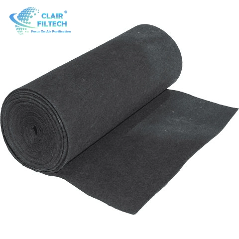Clair Nuevo carbono sintético activado Pre filtro de medios de fibra fieltro Para purificador de agua purificador de aire 350g 480g