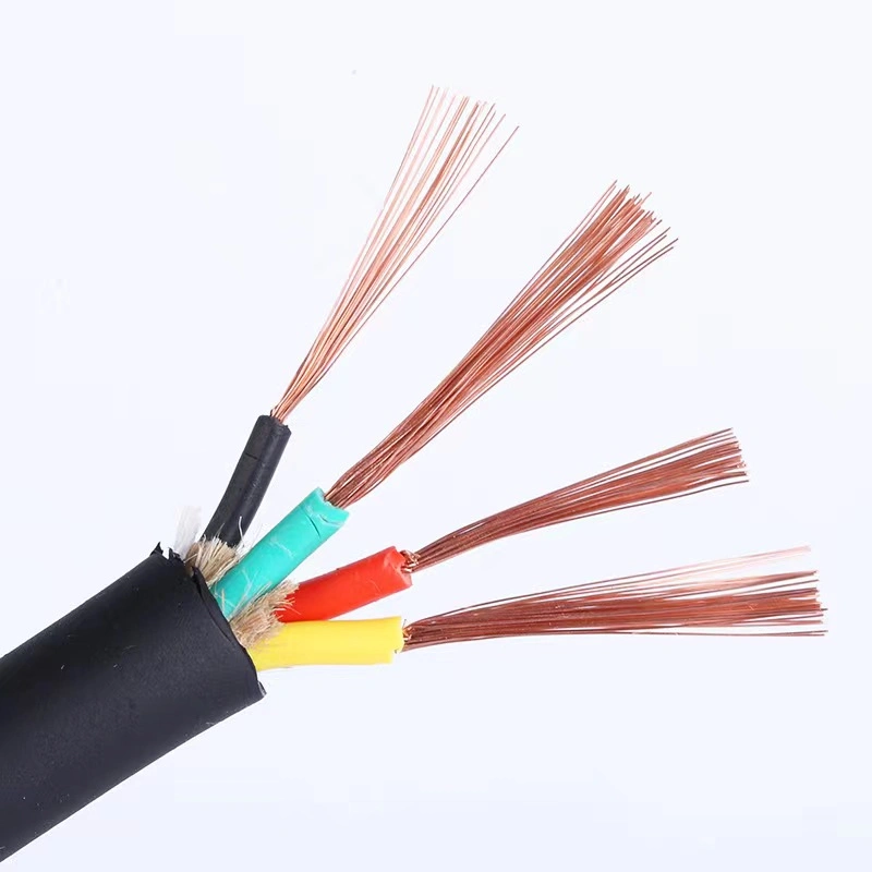 RVV Rvvp cable 1,5mm 2,5mm 4mm 6mm flexible apantallado sin revestimiento Cable eléctrico DE 24awg 16AWG mm