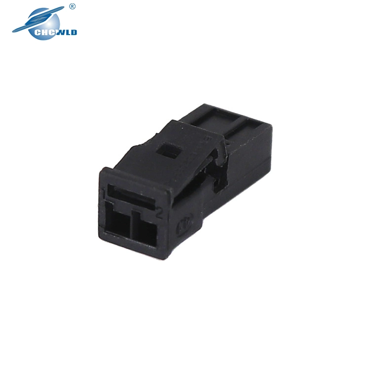 cable negro macho 2P AMW cable terminal de crimpado eléctrico moldeado Conector para automóvil