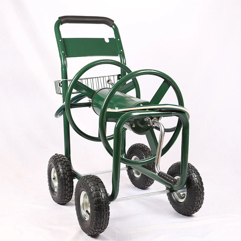 Four Wheel Large Water Hose Reel Cart