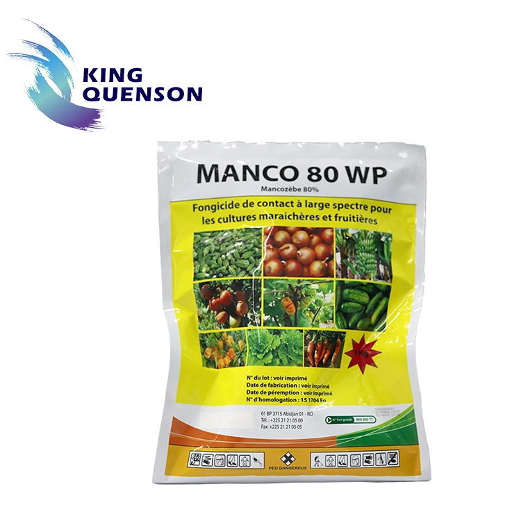 Le roi Quenson largement utiliser le mancozèbe 80 % WP 90 % TC (75% WDG, 30 % SC) Fongicide