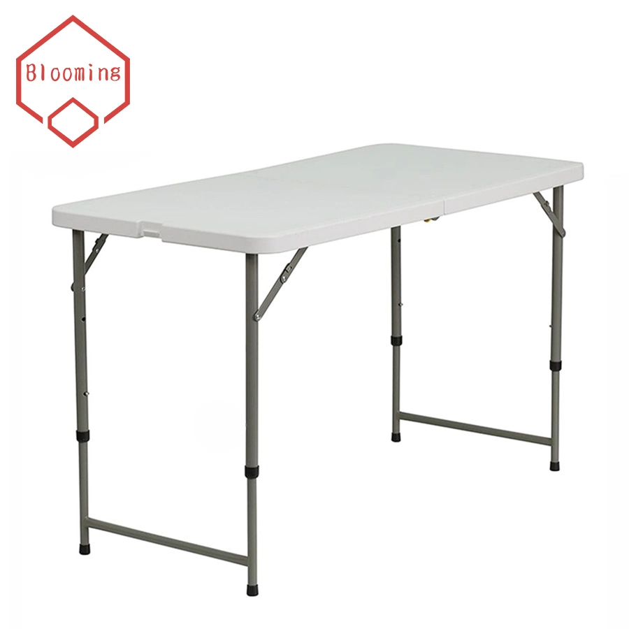 Wholesale/Supplier Quality Outdoor Picnic Dining 4FT Plastic Rectangular Adjustable Height Folding