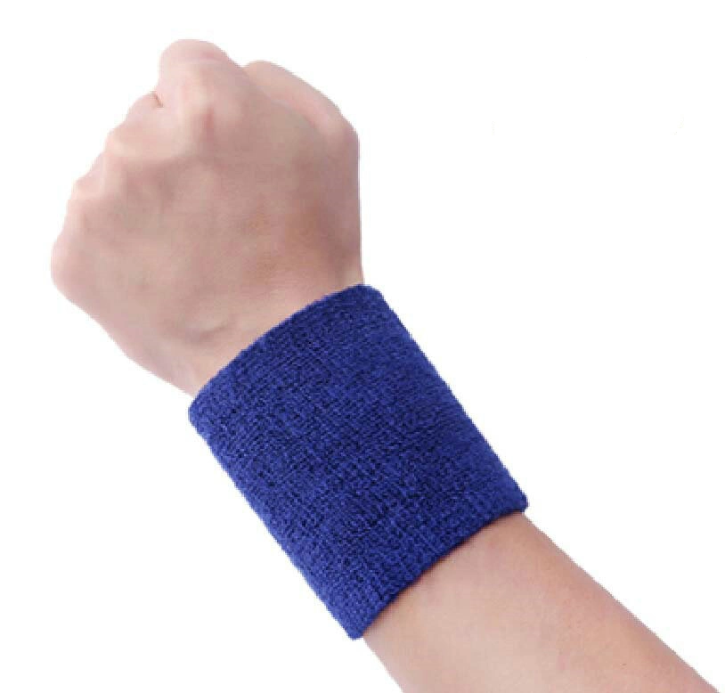 Hot Selling Breathable Elastic Wrist Band Cotton Towel Wristband Wrist Bracer Support