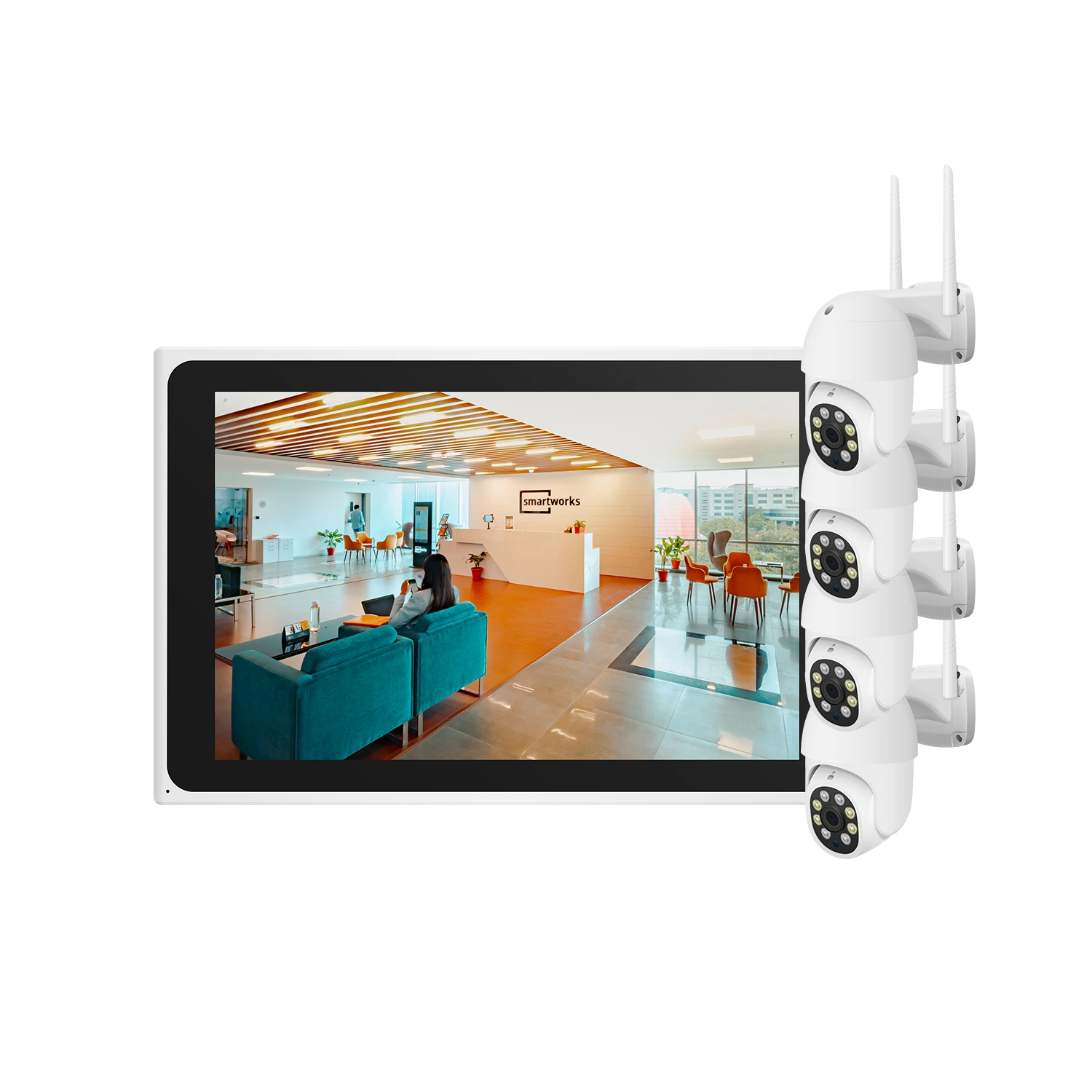 3MP HD Sistema de seguridad inalámbrico NVR Kit