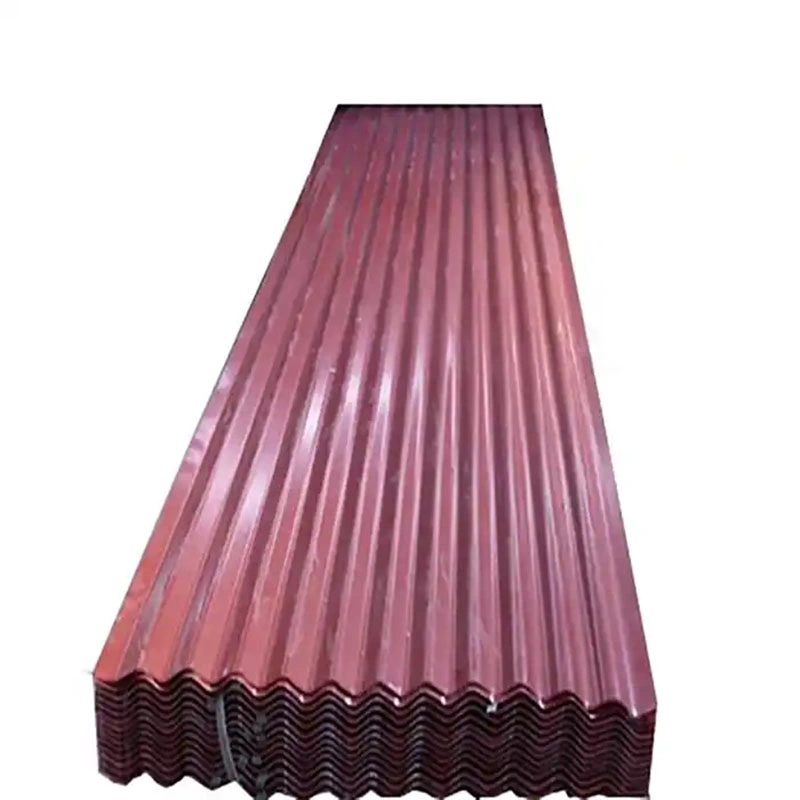 Different Types of Aluminium Roofing Sheets 0.7 mm Thick Zinc Coated Prepainted Galvanized Corrugated Sheets