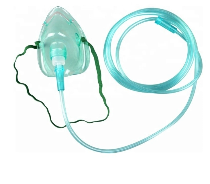 precio de fábrica de ventilación múltiple nebulizador de oxígeno máscara para el Hospital Médico