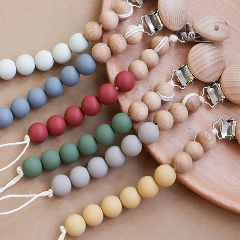 Silicone Teething Beads Wholesale/Supplier Chew 15mm 19mm 12mm Silicone Beads