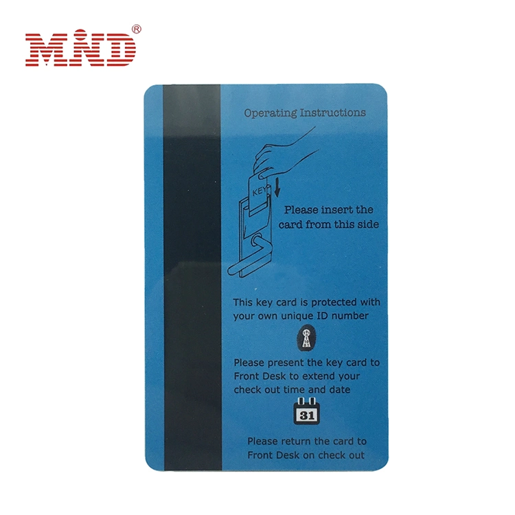 Cartes RFID en PVC à clé magnétique d'accès MIFARE DESFire EV1 4K pour hôtel